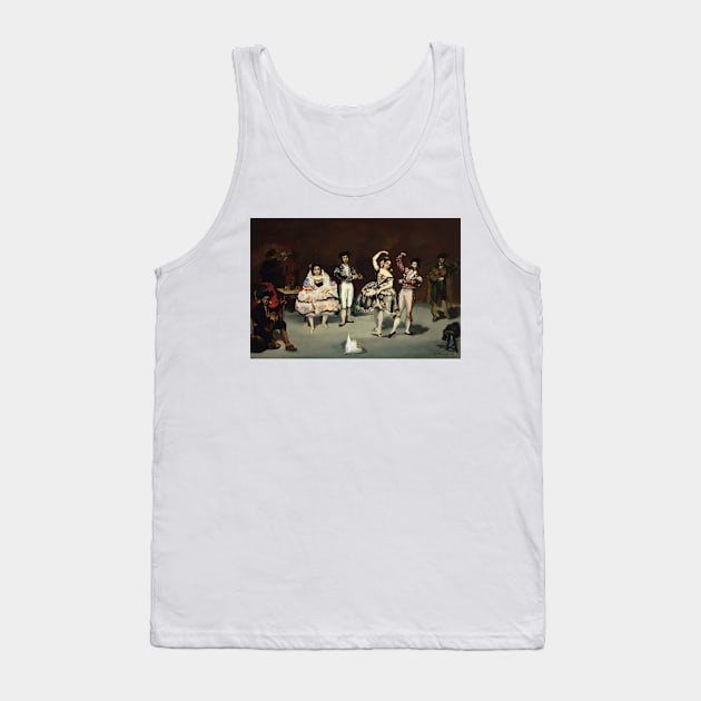 Spanish Ballet by Edouard Manet Tank Top by Classic Art Stall